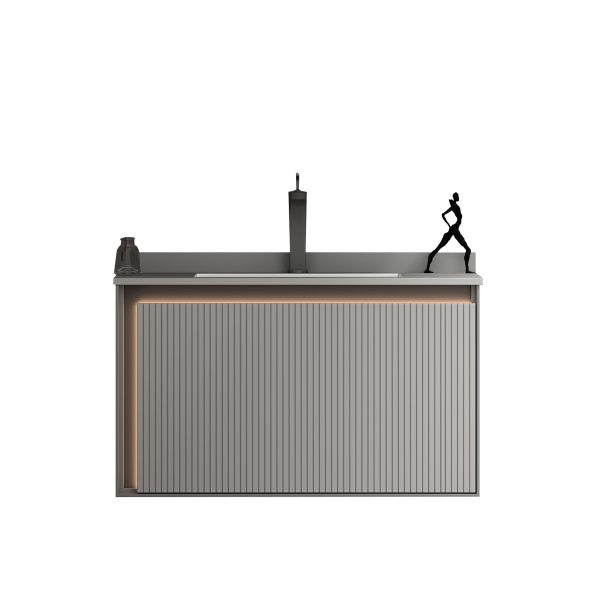 ΣΕΤ ΠΑΓΚΟΥ GREYS 80cm PLYWOOD χρ.LIGHT GREY