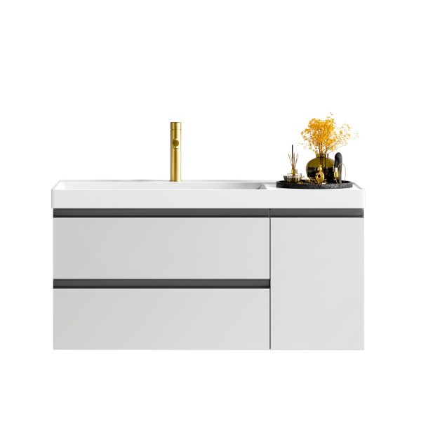 ΣΕΤ ΠΑΓΚΟΥ SARON 100cm PLYWOOD χρ.LIGHT GREY S3BSAR100LGR